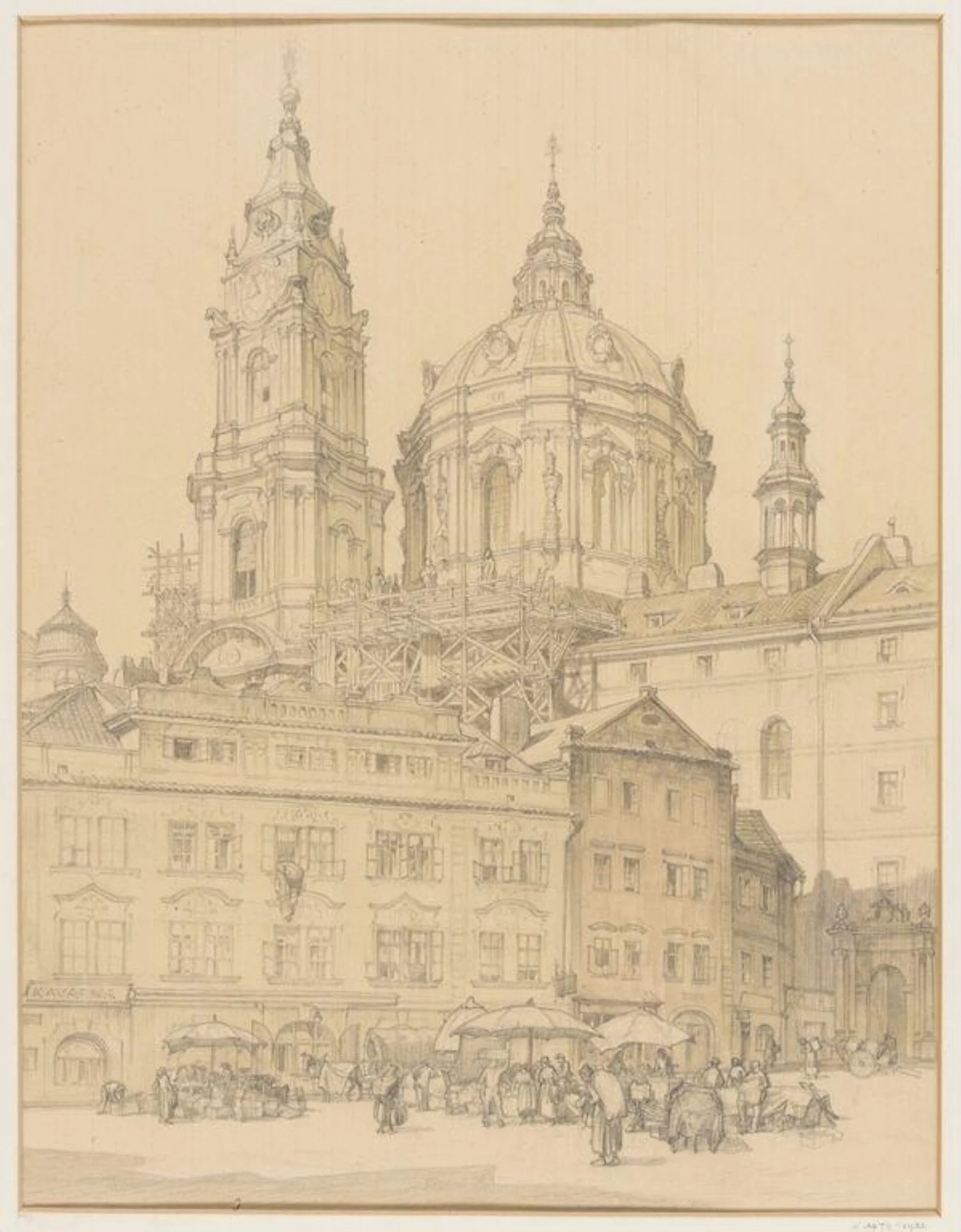 Church of St. Mikaláš (St. Nicholas), Prague., by Stanley RA Anderson, 1929