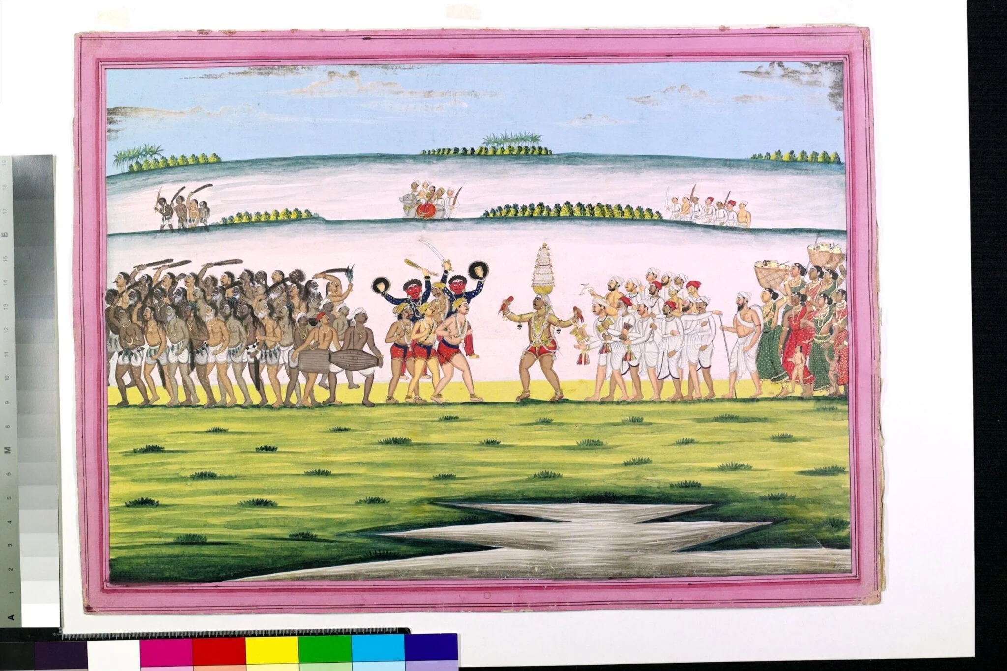 The smallpox ceremony, by Unknown, paint, 1800