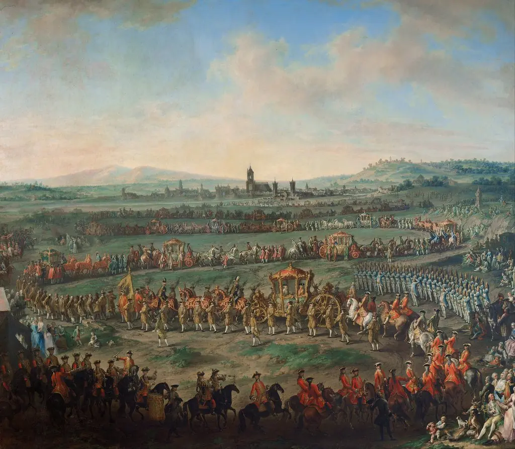 Entry of Joseph II into Frankfurt for his coronation in 1764