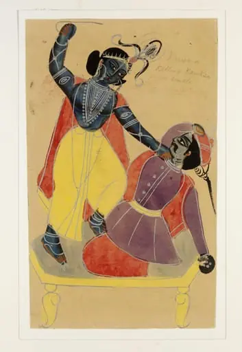 Krishna and Kansa