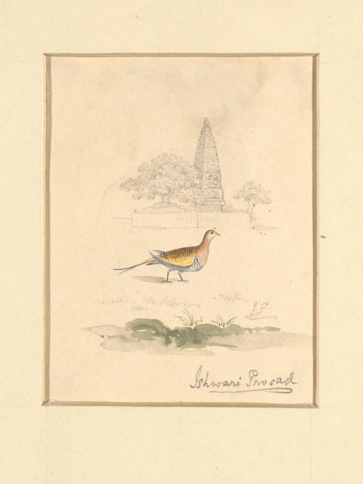 Bird and Temple