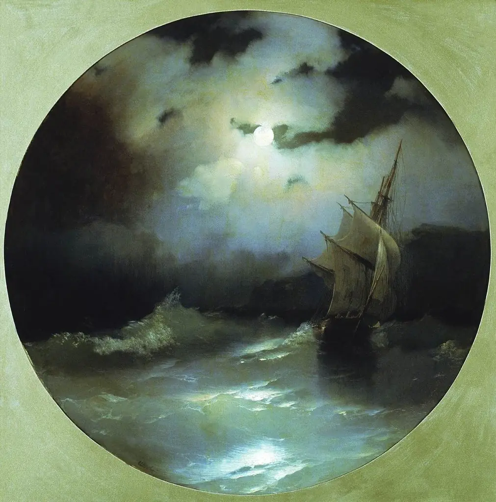 Sea on a Moonlit Night