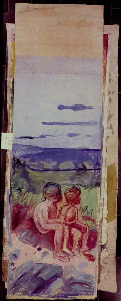Alma Mater: Two Seated Children