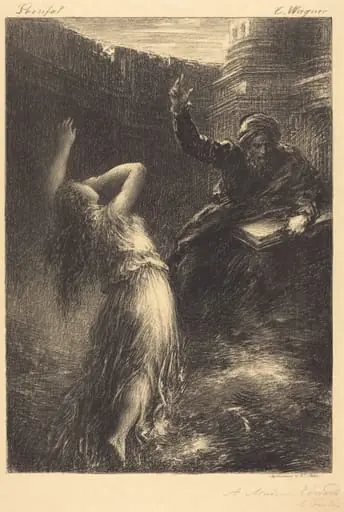 Evocation of Kundry (2nd plate)