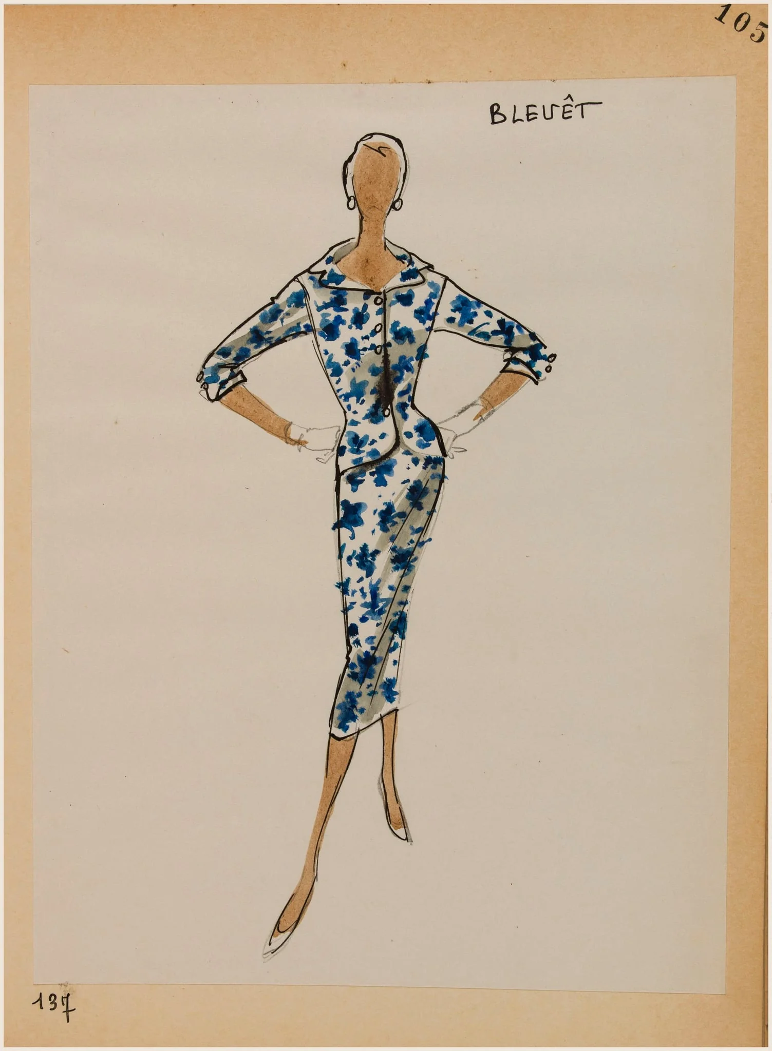 Bleuêt, by Marie-Louise Carven, 1956