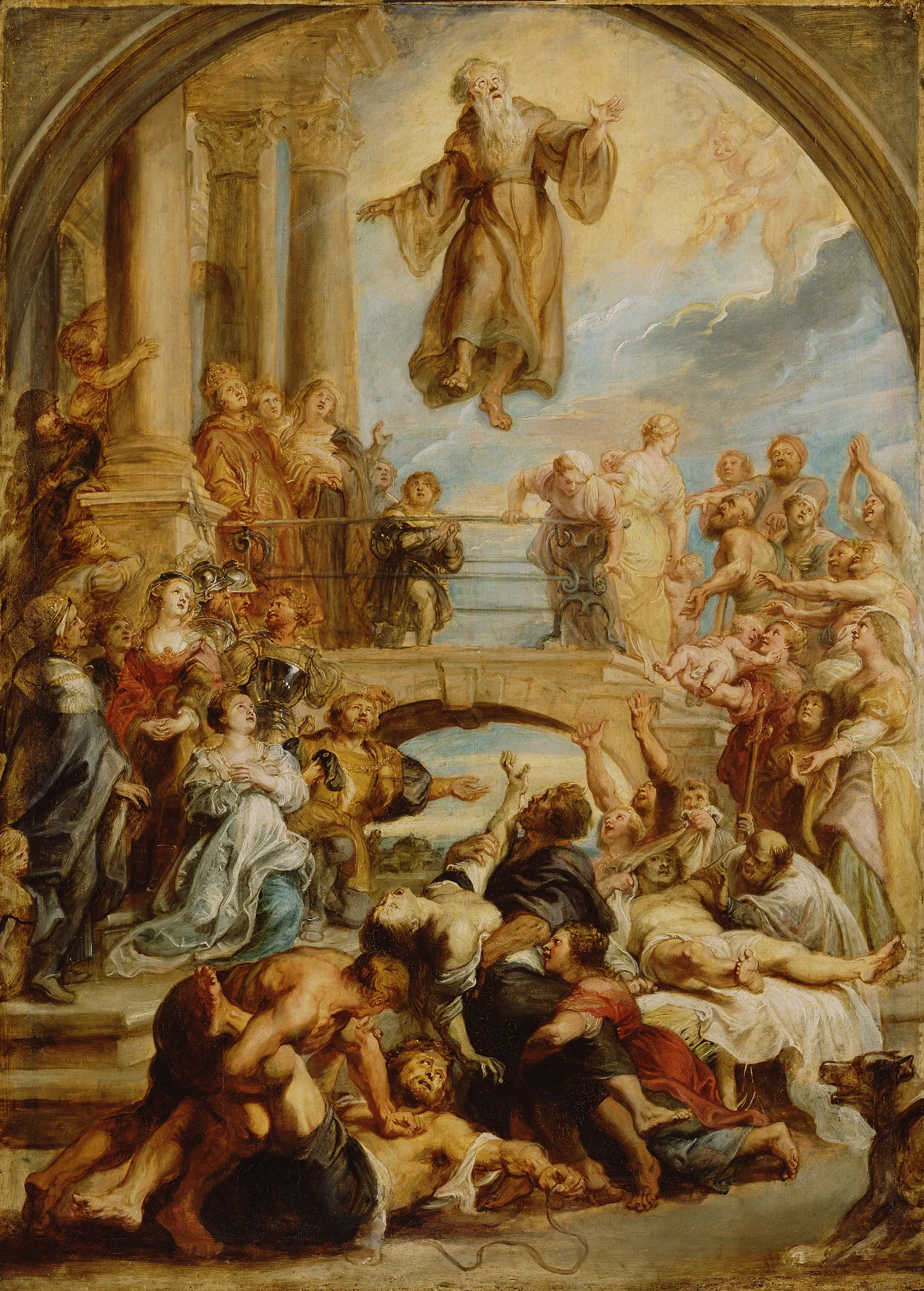 The Miracles of Saint Francis of Paola, by Peter Paul Rubens, oil, 1627
