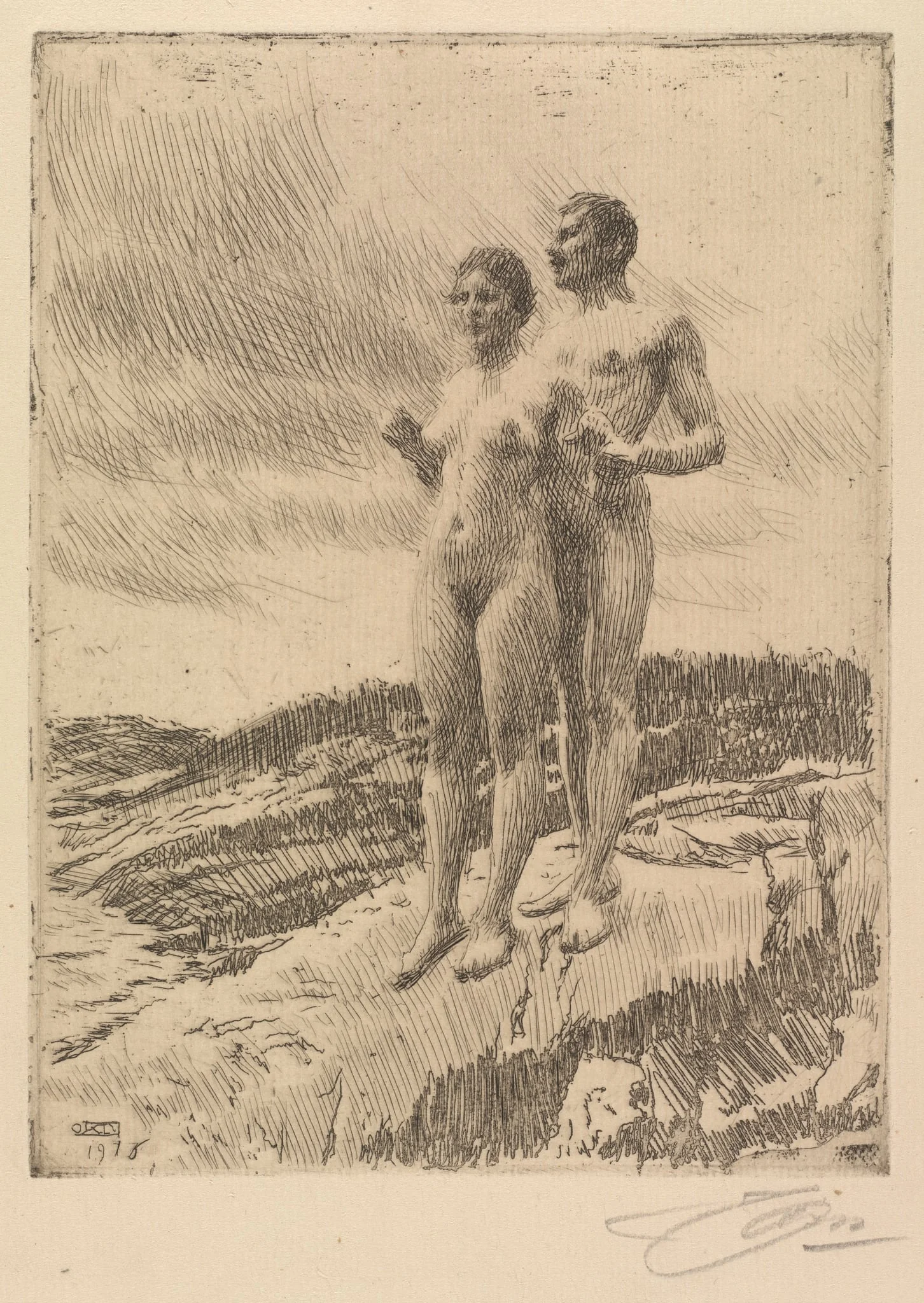 The Two, by Anders Zorn, 1916