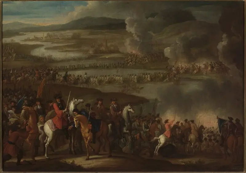 A battle scene