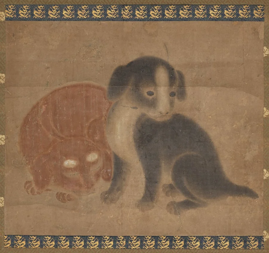 Puppies, by Unknown, unspecified, 1704