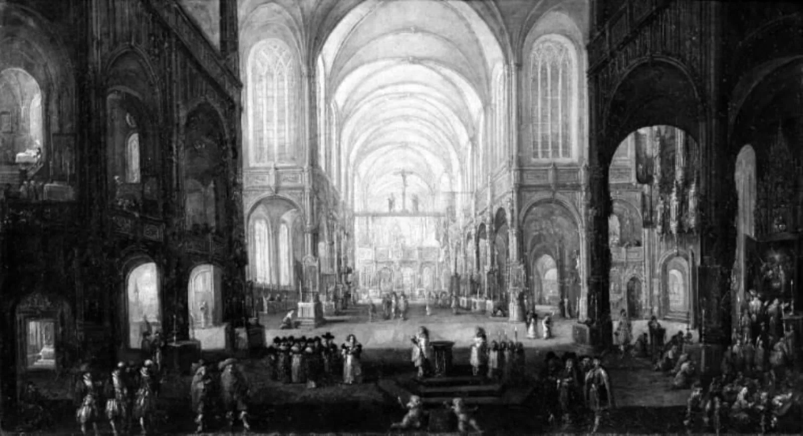Baptism in a Church, by Unknown, 1650