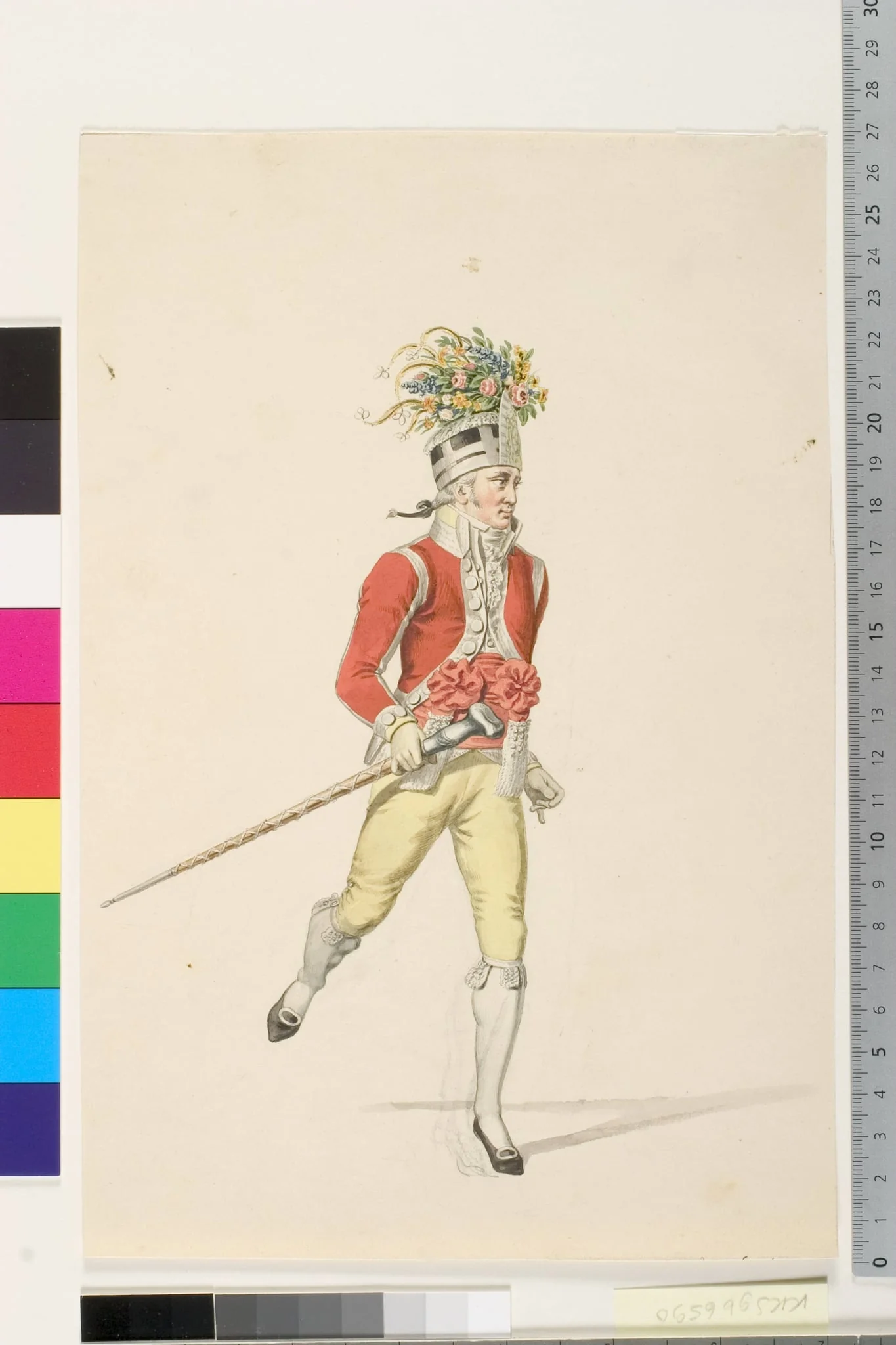 Kongelig løber, by Unknown, unspecified, 1807