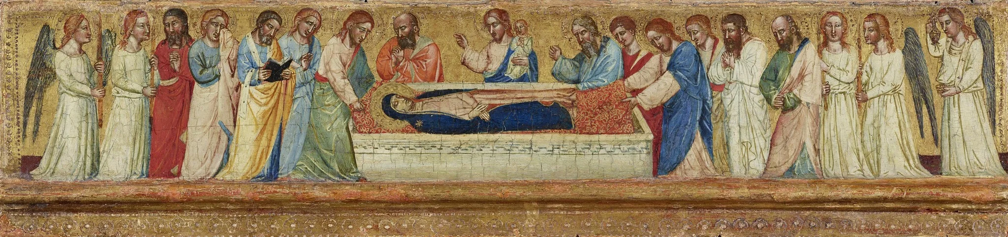 Entombment of Mary, by Q134489958, paint, 1350