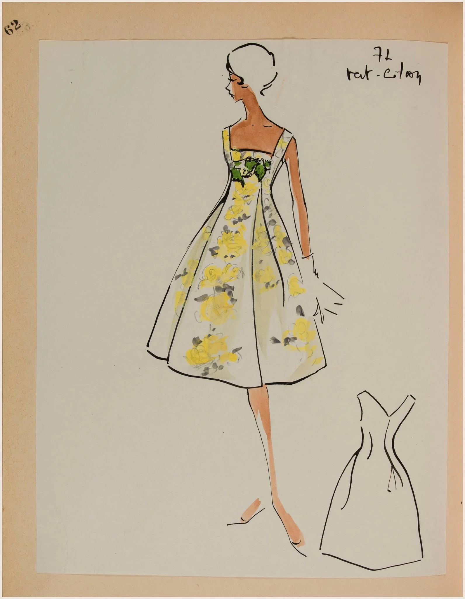 Vert-citron, by Marie-Louise Carven, 1958