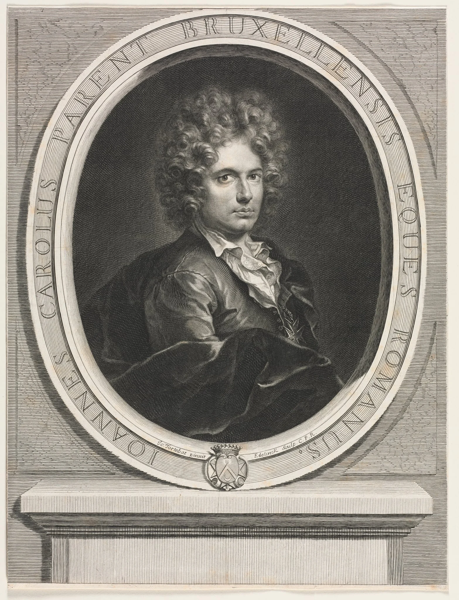Jean Charles Parent, by Gerard Edelinck, 1681