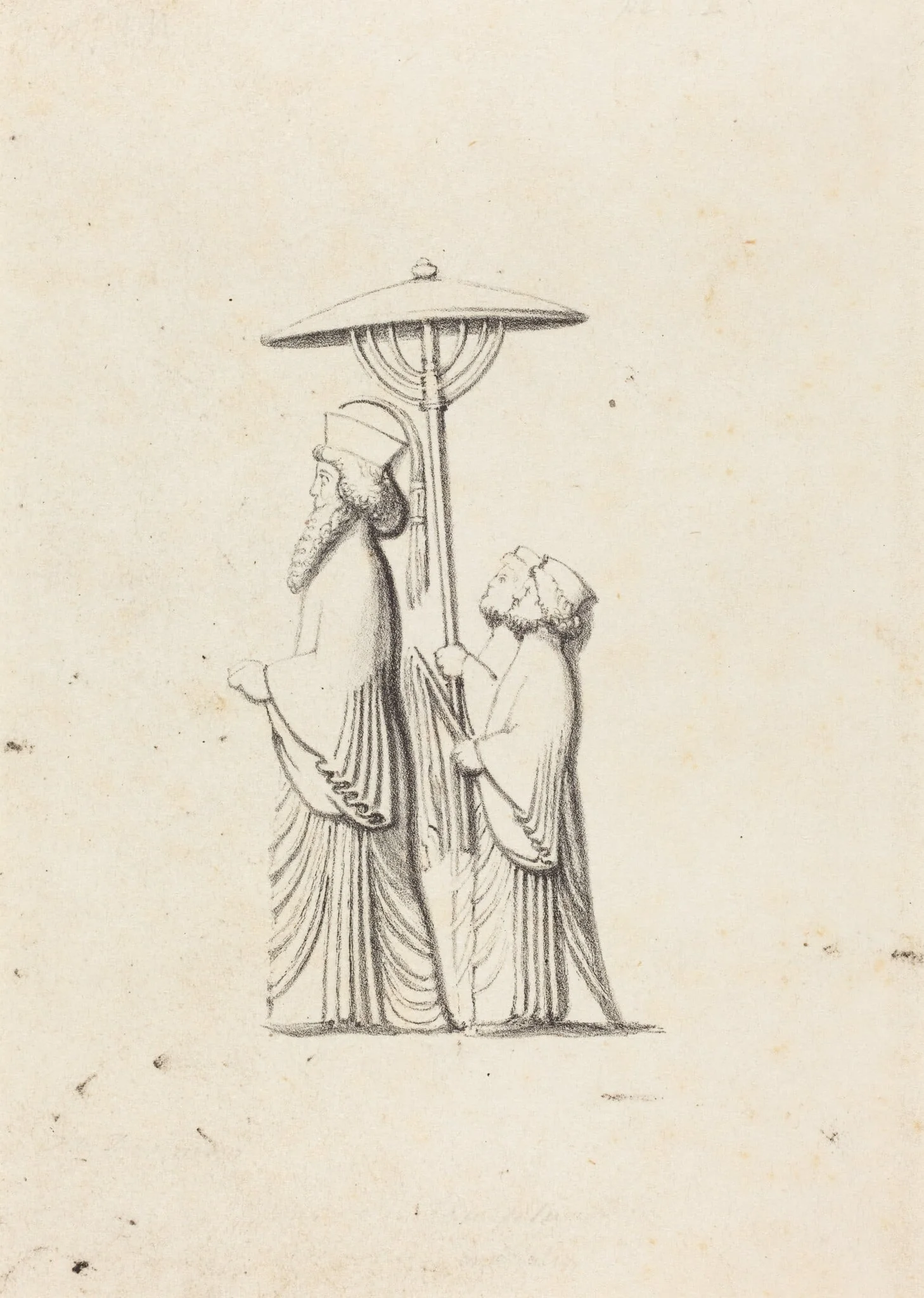 Sculpture at Persepolis, from Le Bruyn's Travels