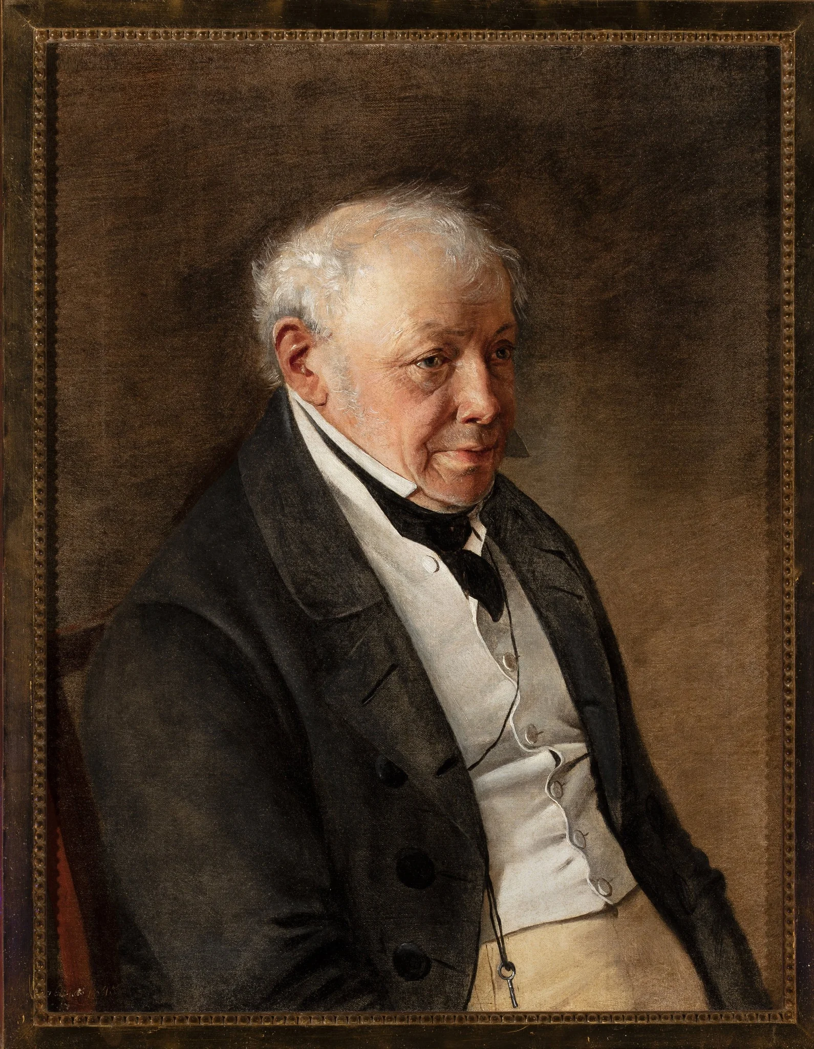 Portrait of Ksawery Bębnowski, artist's father-in-law, captain in Kościuszko's army