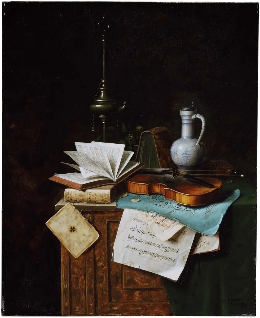 Still Life with Violin