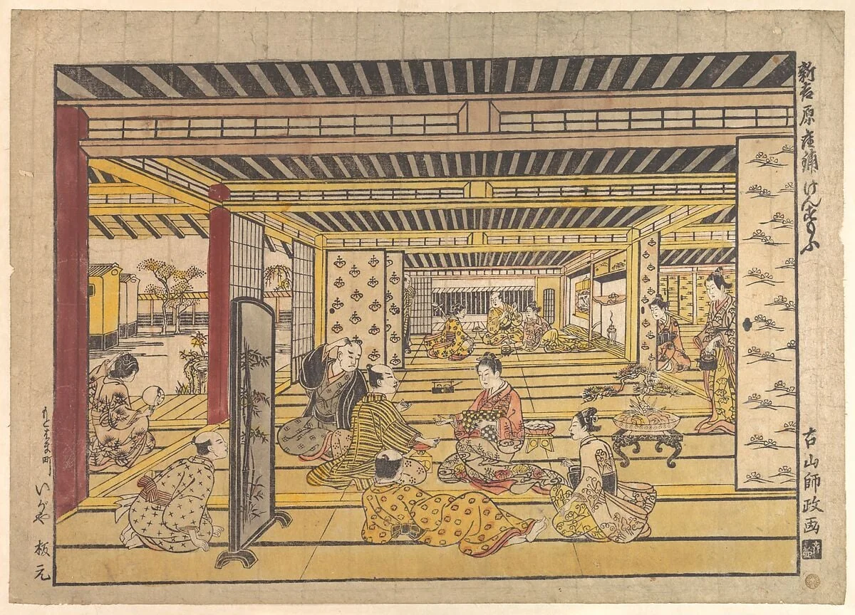 Untitled, by Furuyama Moromasa, ink, 1740