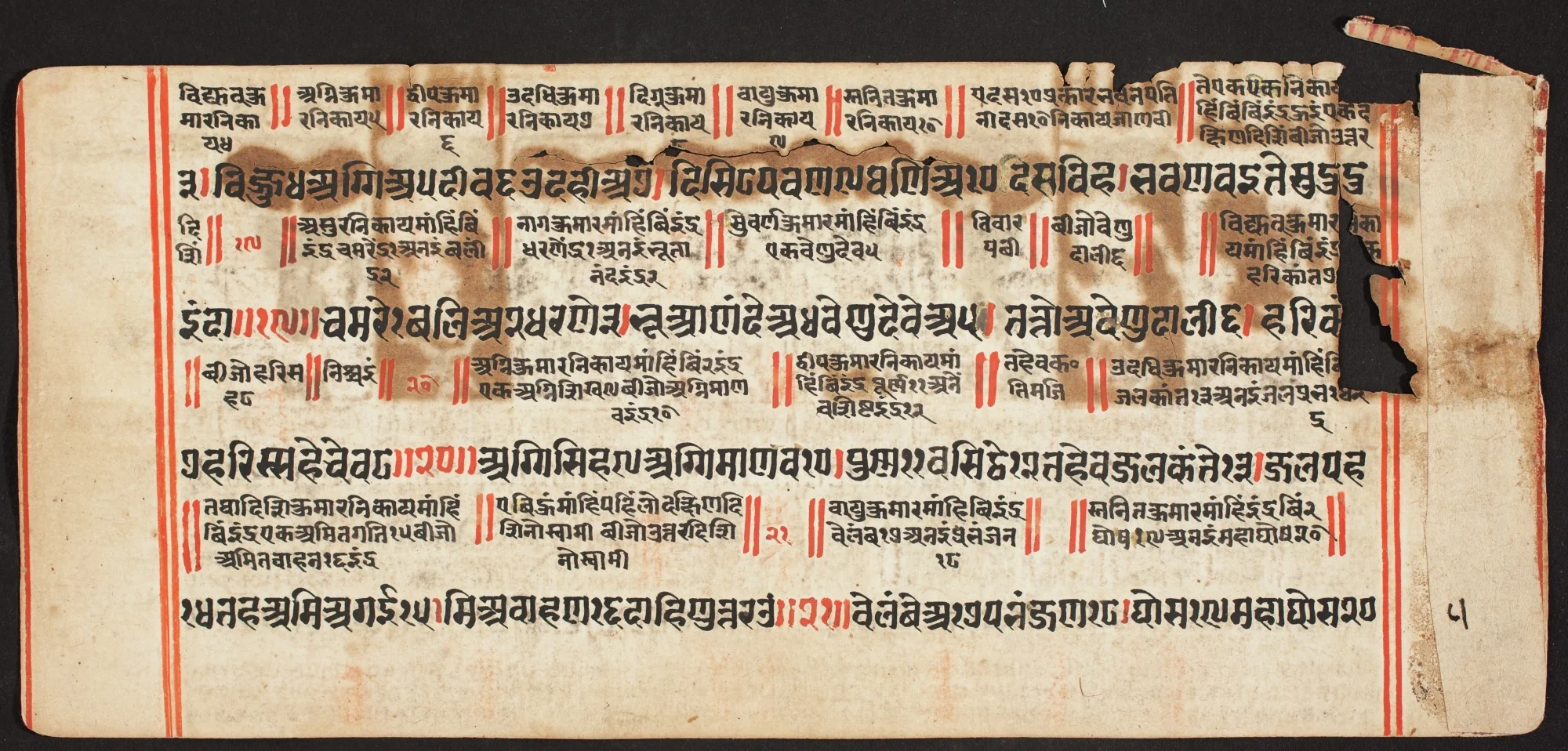 Tantric Manuscript, "Sangrahani Sutra", by Unknown, unspecified