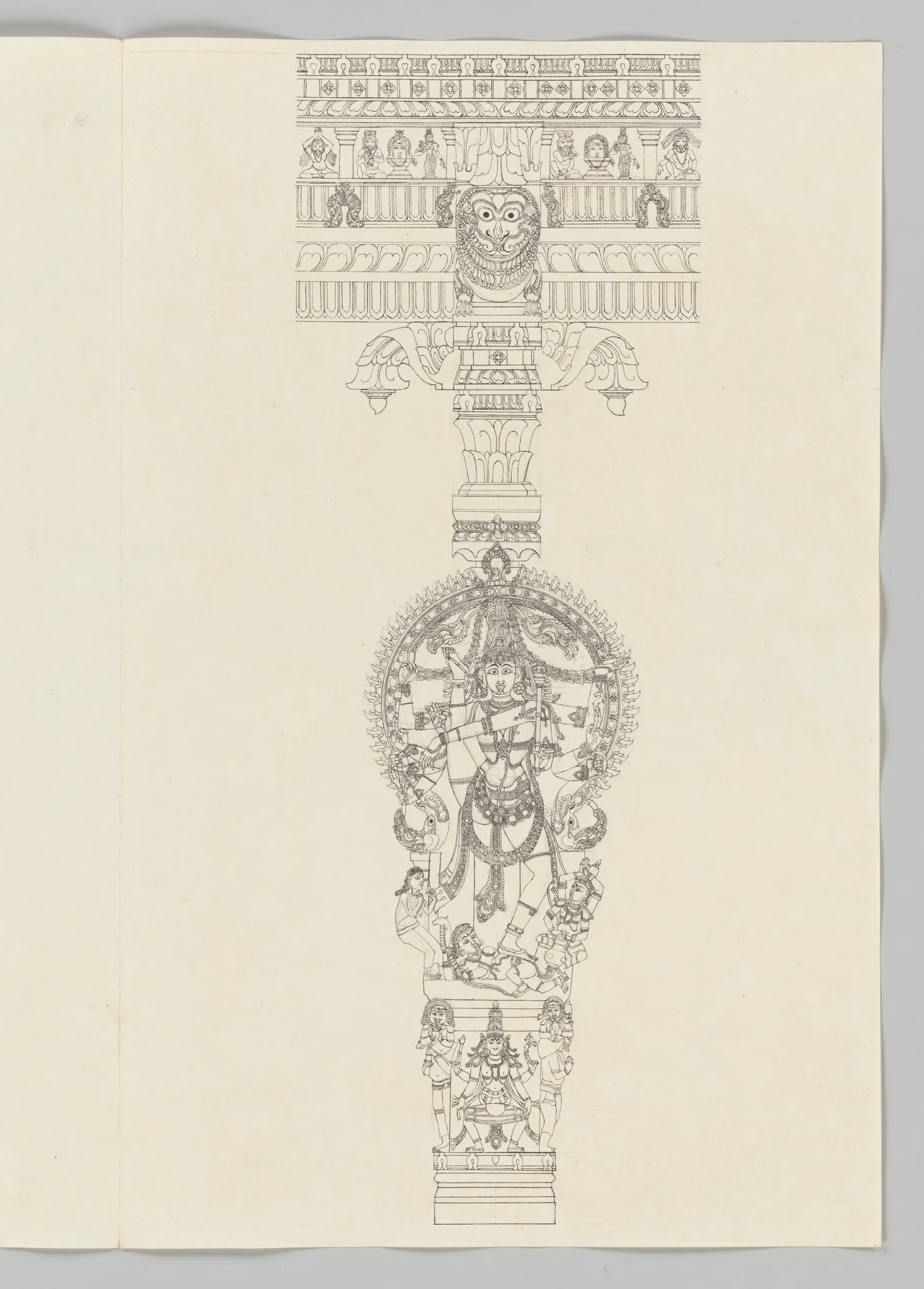 Shiva Urdhvatandava, by Unknown, unspecified, 1800