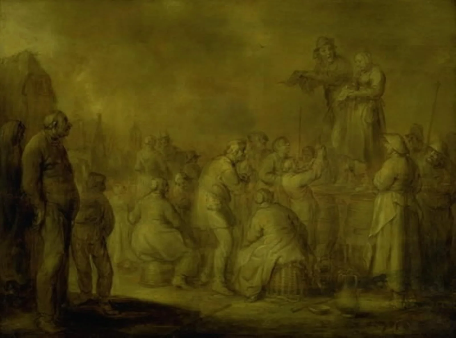 Street Singers, by Unknown, 1650