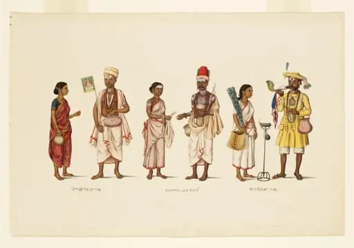Three religious mendicant couples