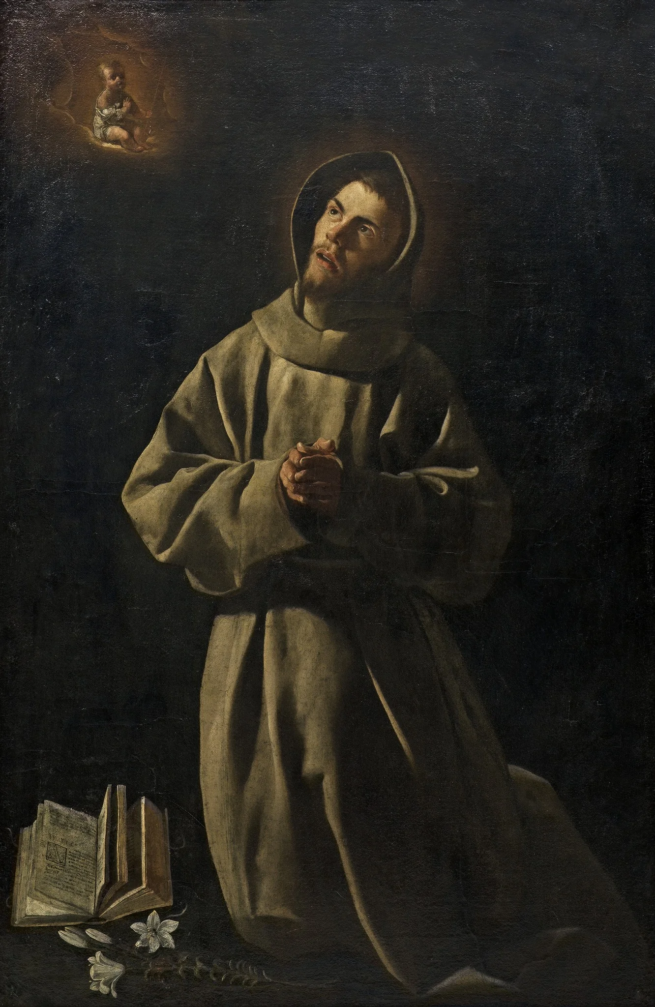 Apparition of the Child Jesus to Saint Anthony of Padua, by Francisco de Zurbarán, oil, 1630