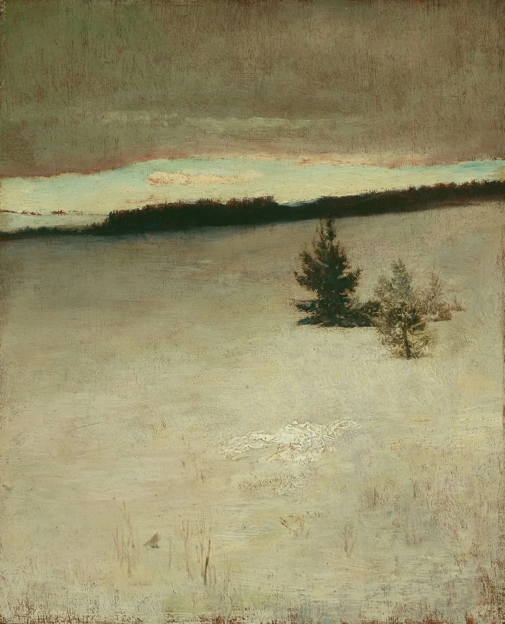 Snow Field, Morning, Roxbury