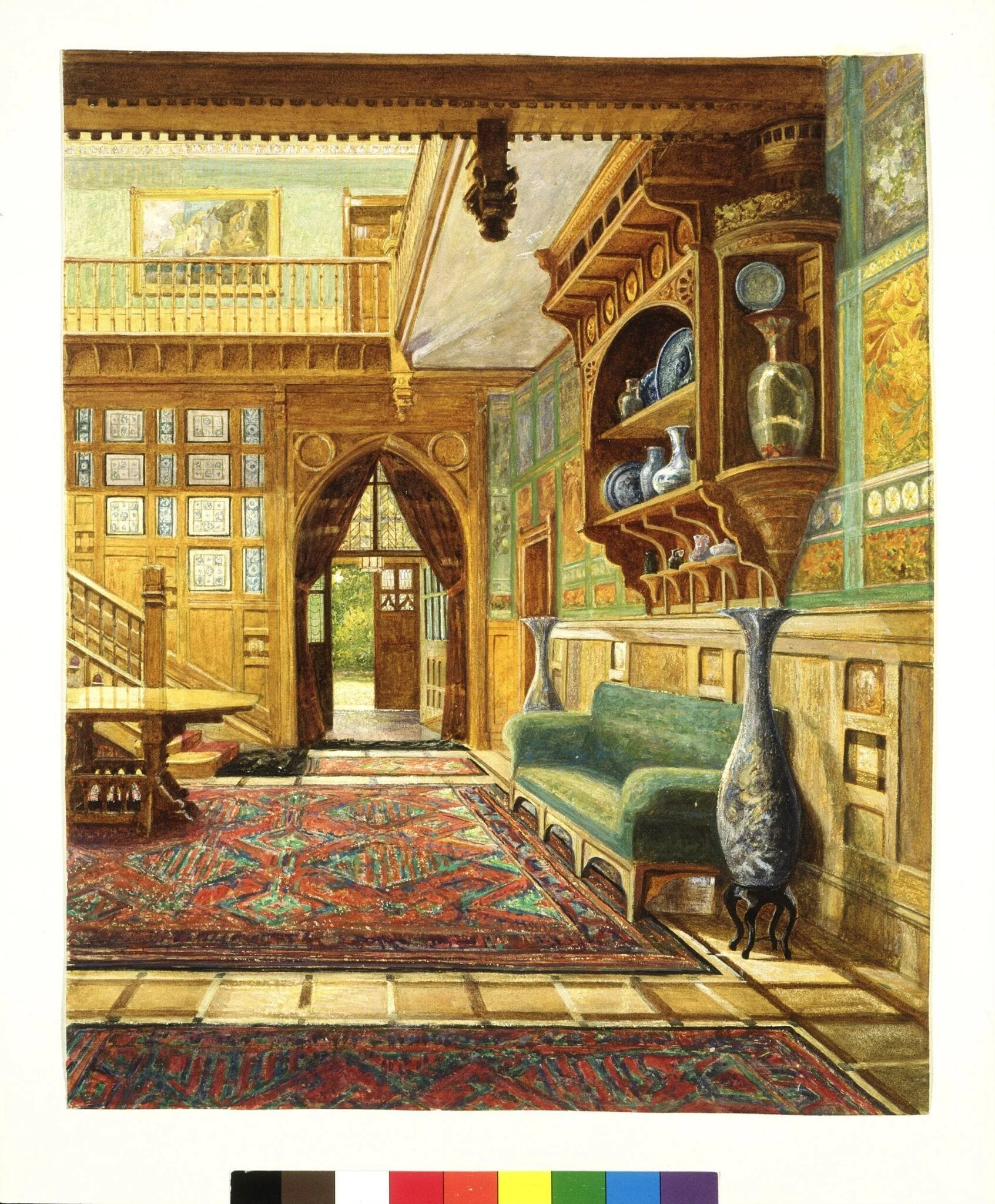 Untitled, by William Kenrick, watercolor, 1877