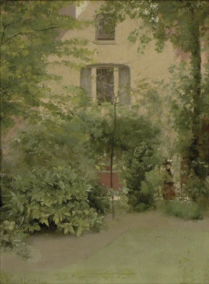 A House seen through Trees, by Paul Maitland, oil, 1896
