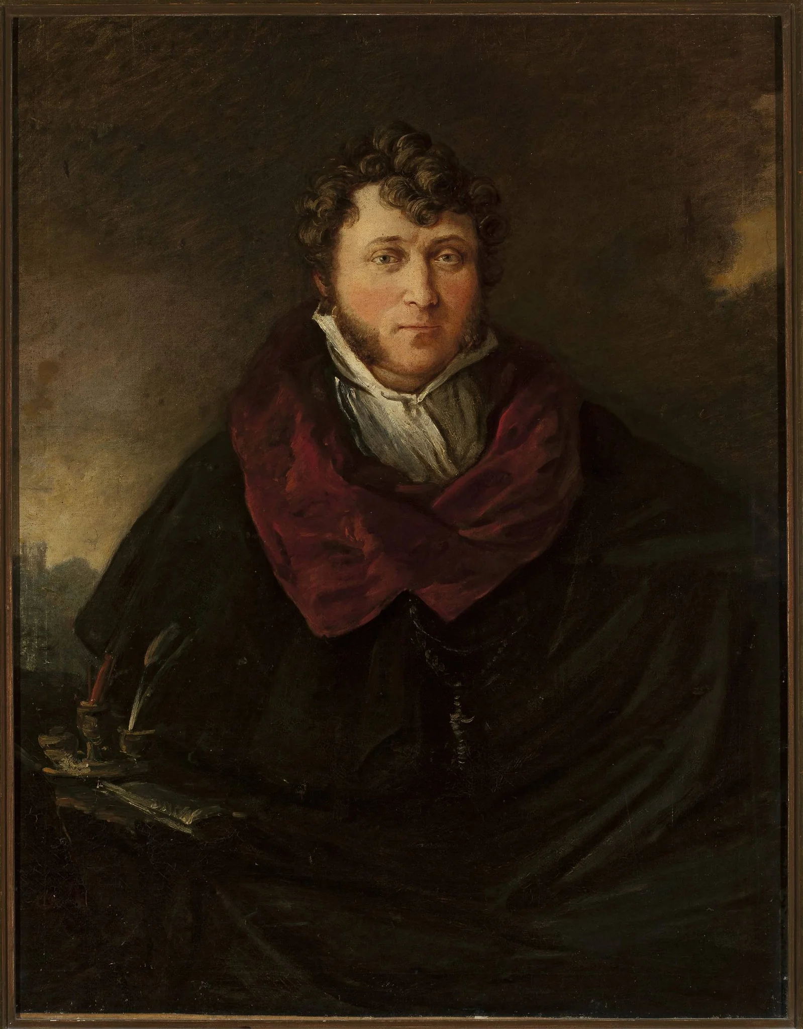 Portrait of Antoni Ostrowski, by Piotr Michałowski, oil, 1824