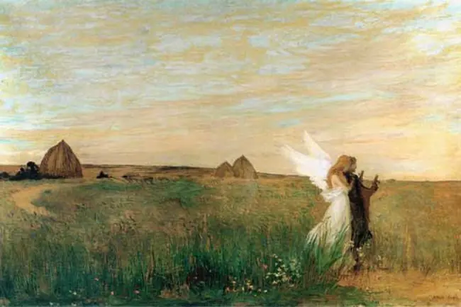 Hesiod Listening to the Inspirations of the Muse
