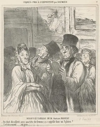 Devant le tableau de M. G. Moreau