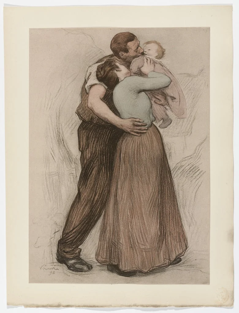 Untitled, by Victor Emile Prouvé, ink, 1898