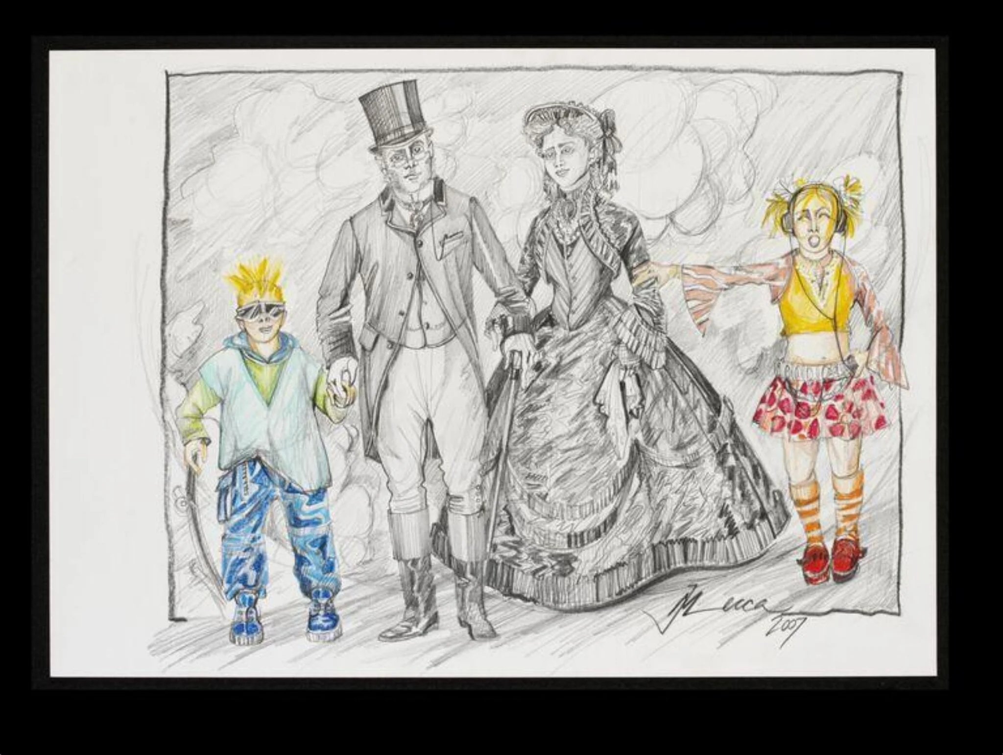 Contribution to V&A's 150th anniversary album, by Marie-Jean Lecca, 2007