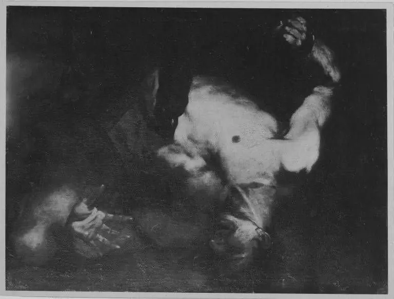 Prometheus am Felsen