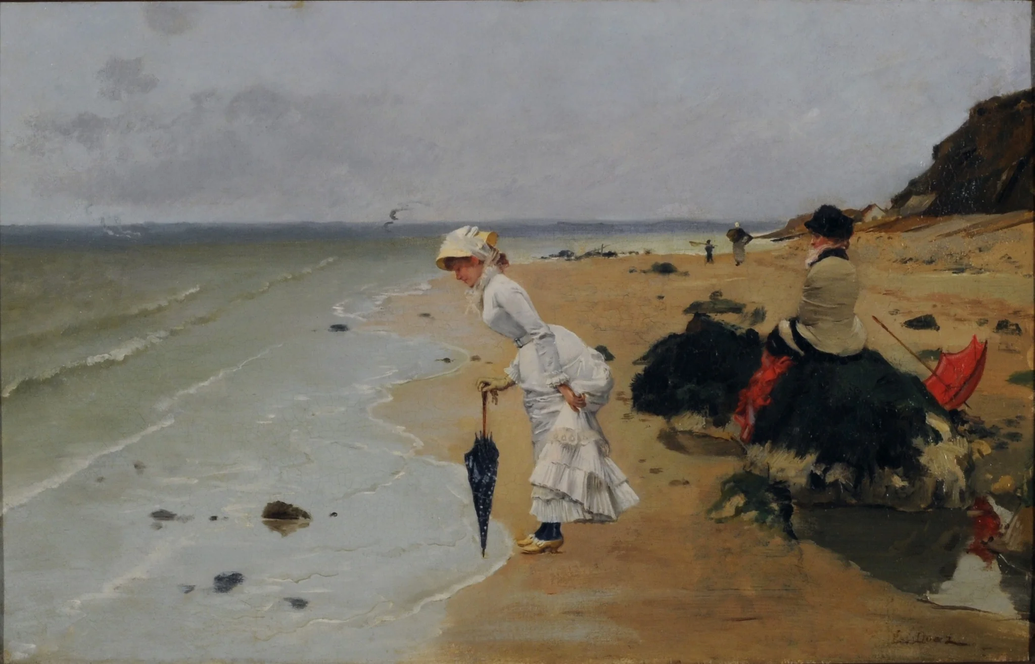 On the beach