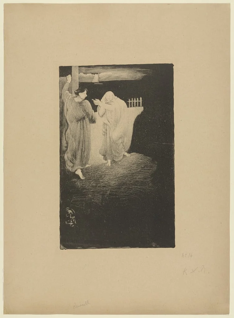 Untitled, by Ker-Xavier Roussel, ink, 1894