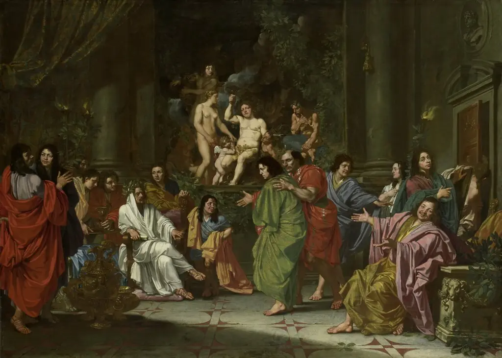 Initiation of a new Member of the Bentvueghels in Rome (Schildersbent)