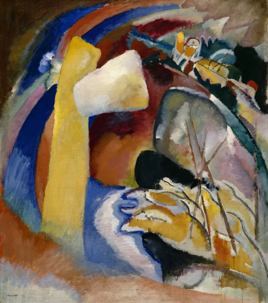 Painting with White Form (study)