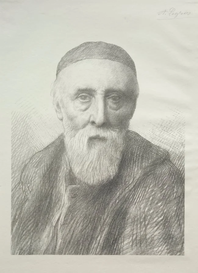 Portrait of George Frederic Watts (2nd Plate), by Alphonse Legros, 1884