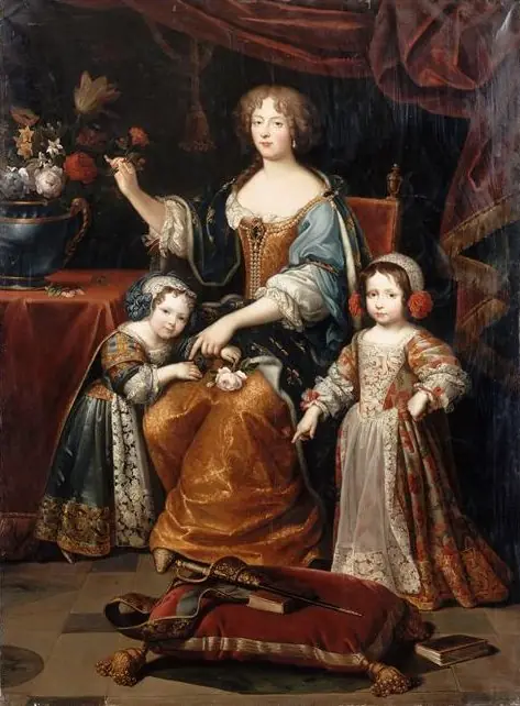 Elisabeth Charlotte of the Palatinate, Duchess of Orléans, and Her Children