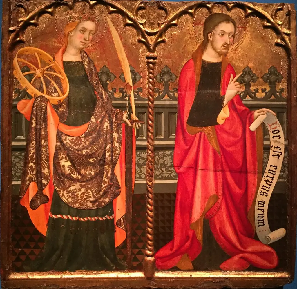 Santa Caterina d'Alexandria i Jesucrist