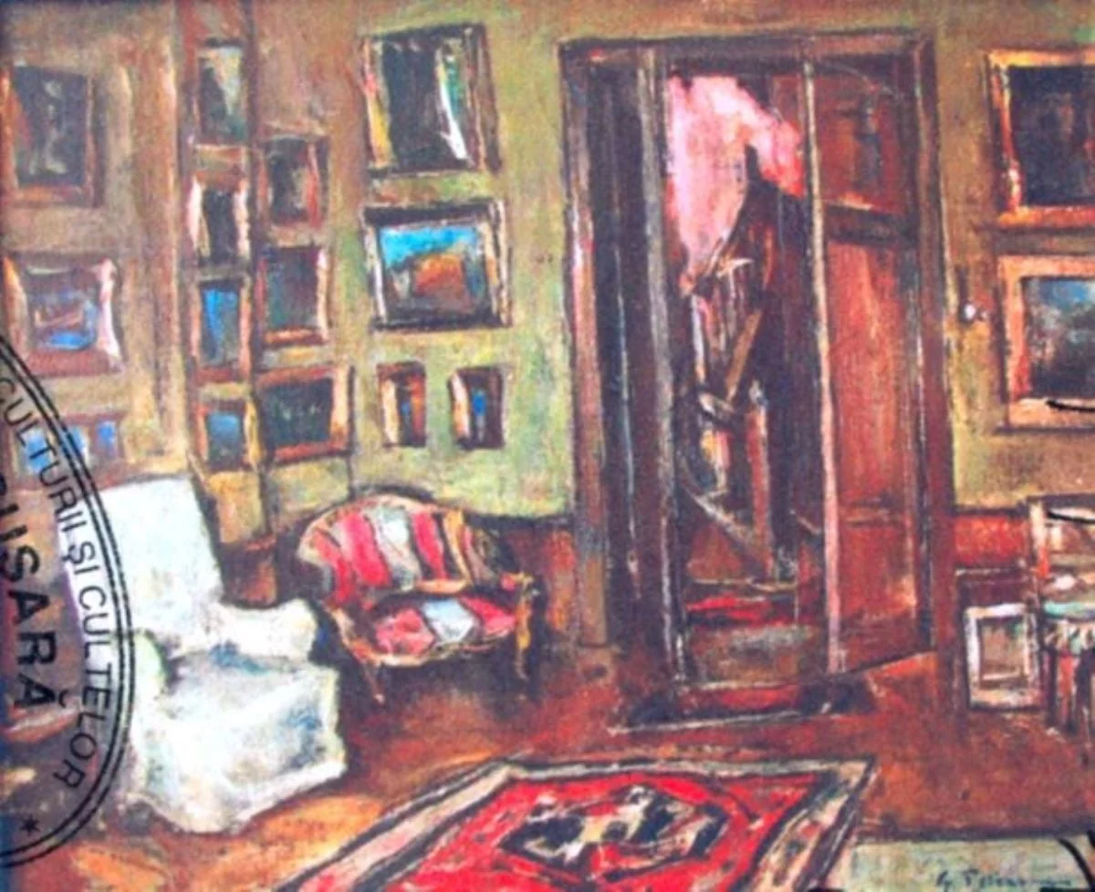 Interior (Colț de atelier), by Gheorghe Petrașcu, unspecified, 1931