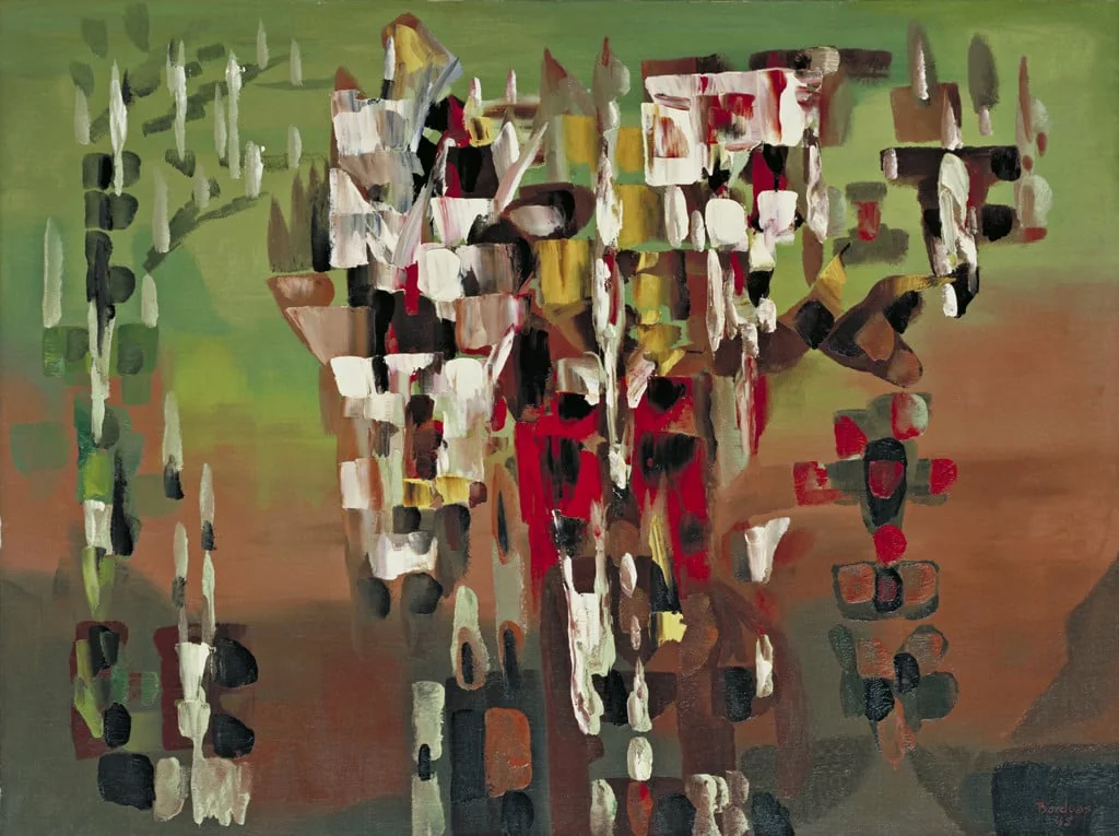 Untitled, by Paul-Émile Borduas, oil, 1948