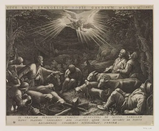 The Angel Appearing to the Shepherds