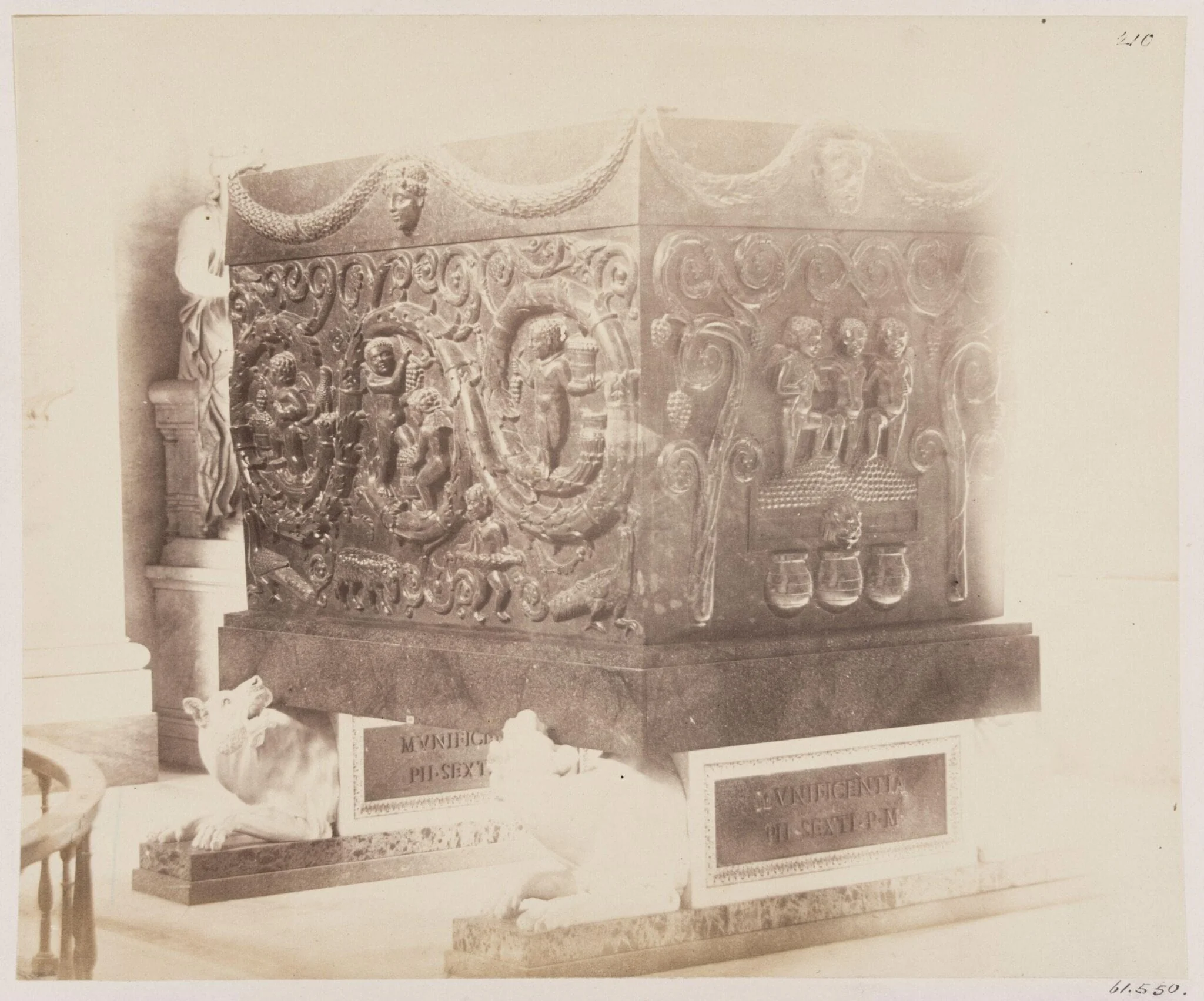 Sculpture - Sarcophagus of Porphyry of S. Constantia, A.D. 350
