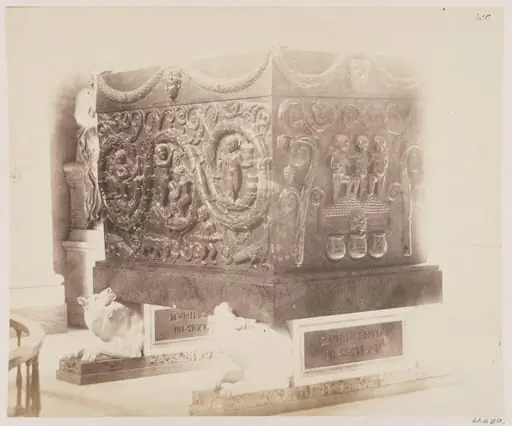 Sculpture - Sarcophagus of Porphyry of S. Constantia, A.D. 350