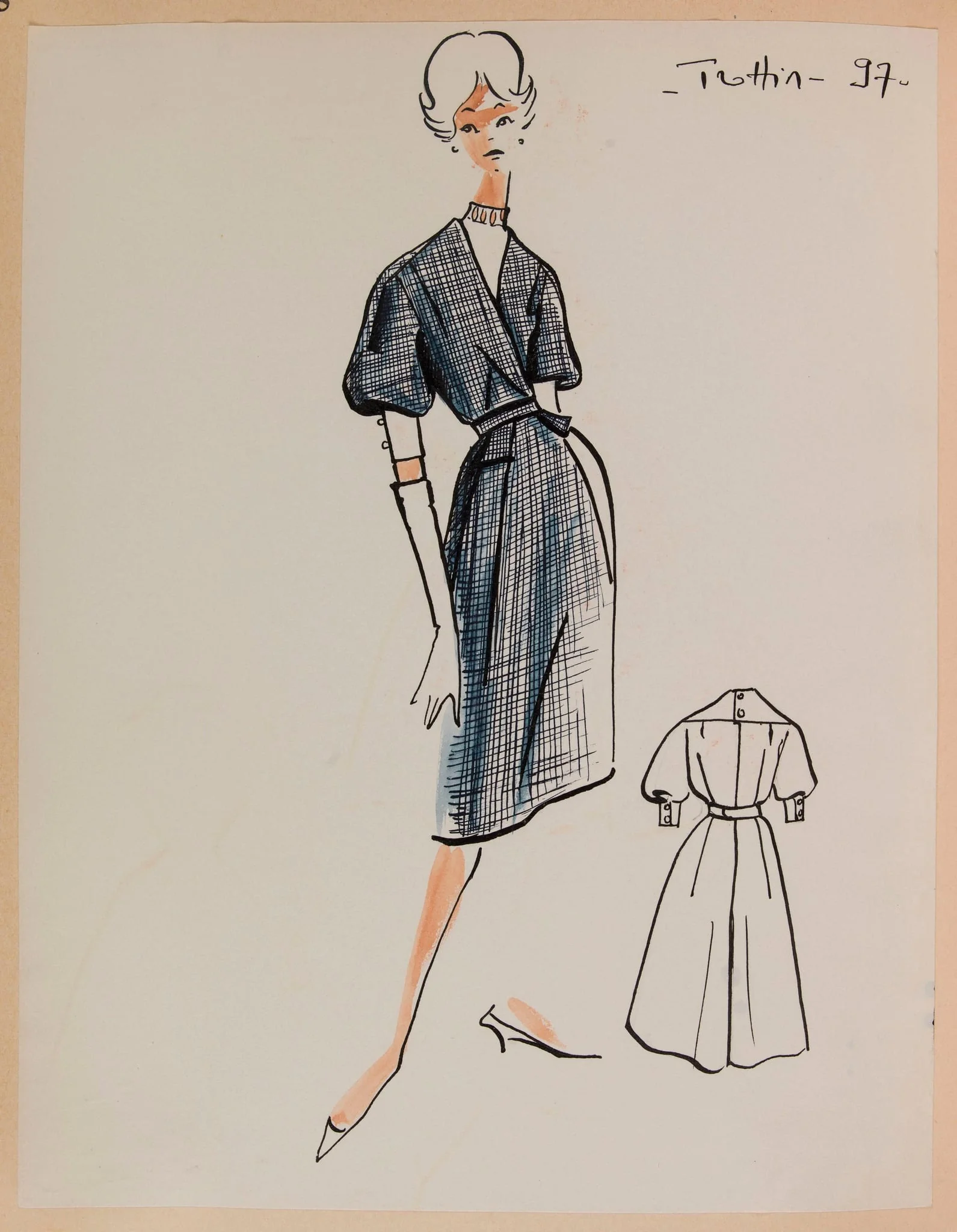 Trottin, by Carven, 1958