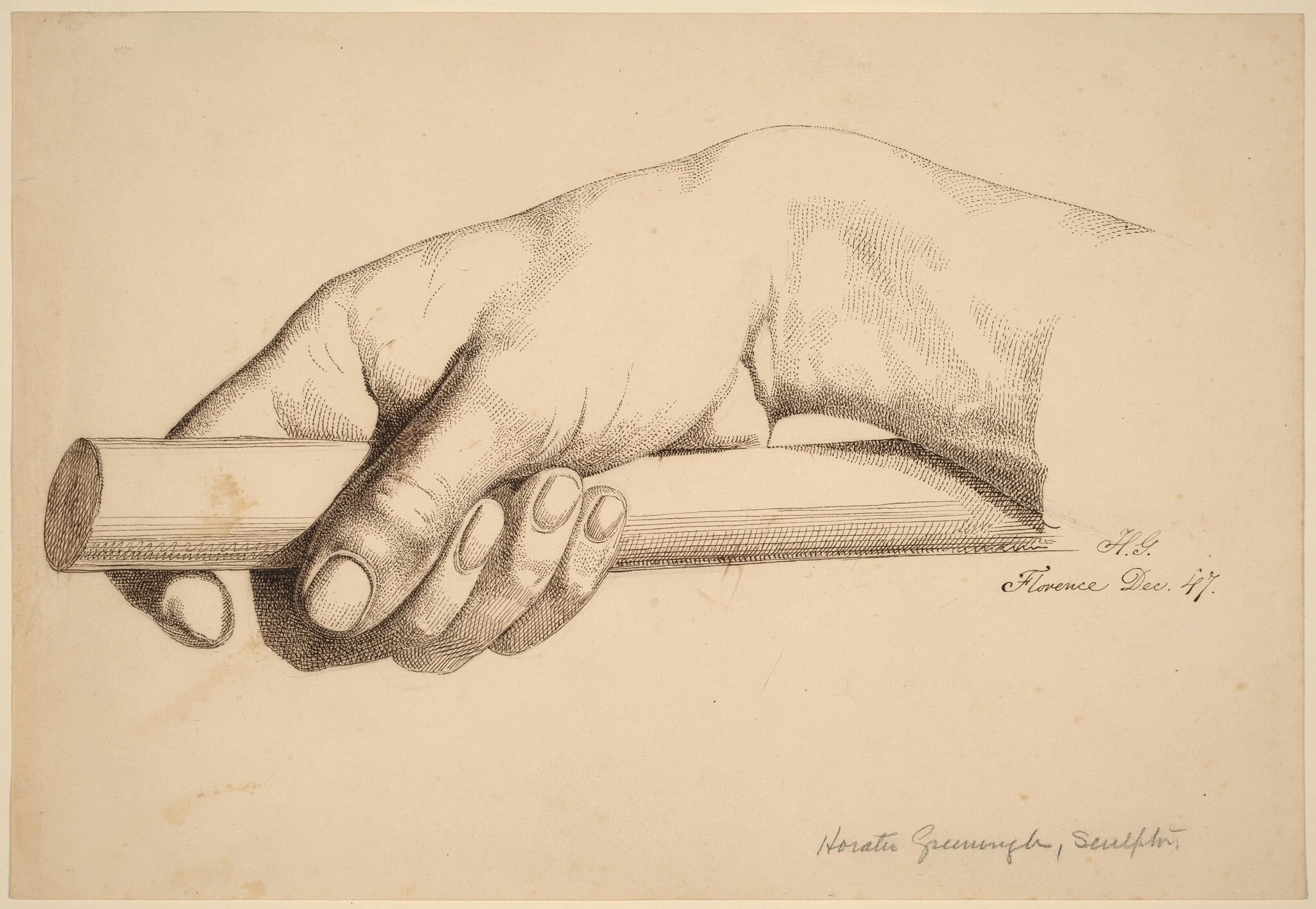 Right Hand Holding Short Rod